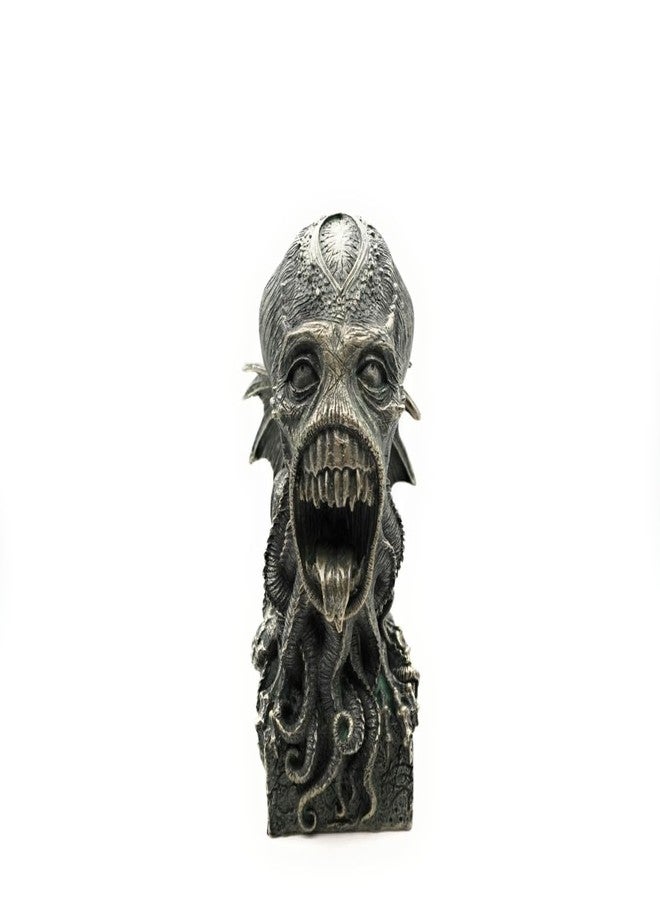 RUSTIX Cthulhu Statue - Nautical Lovecraftian Decor, Eldritch Horror Figurine, Octopus Sculpture, High Priest Kraken Mythos for Gothic and Steampunk Décor Collectors (Open Mouth) - Image 1